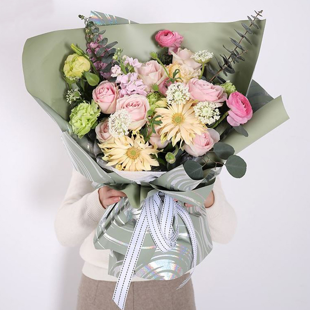 Пленка матовая 2х ст. "Круги" 60см*10м