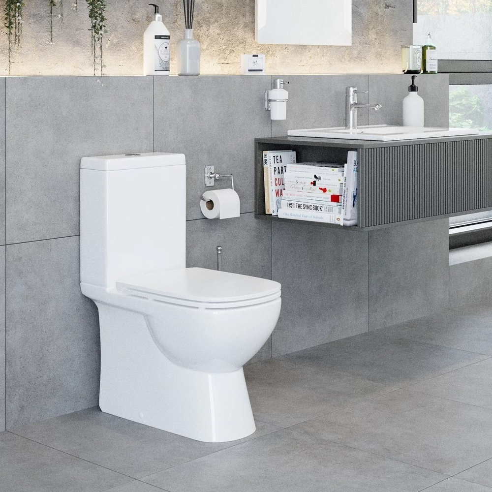 Крышка для бачка унитаза SANITA LUXE QUADRO QDRSLTL01