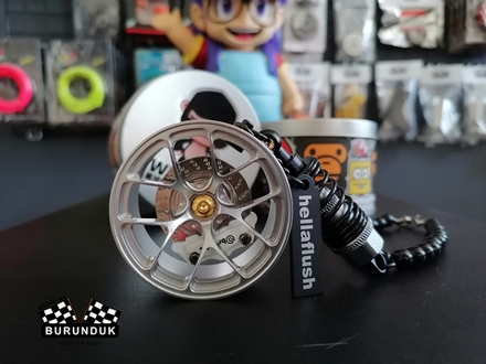 HELLAFLUSH БРЕЛОК *ДИСК СЕРЕБРО