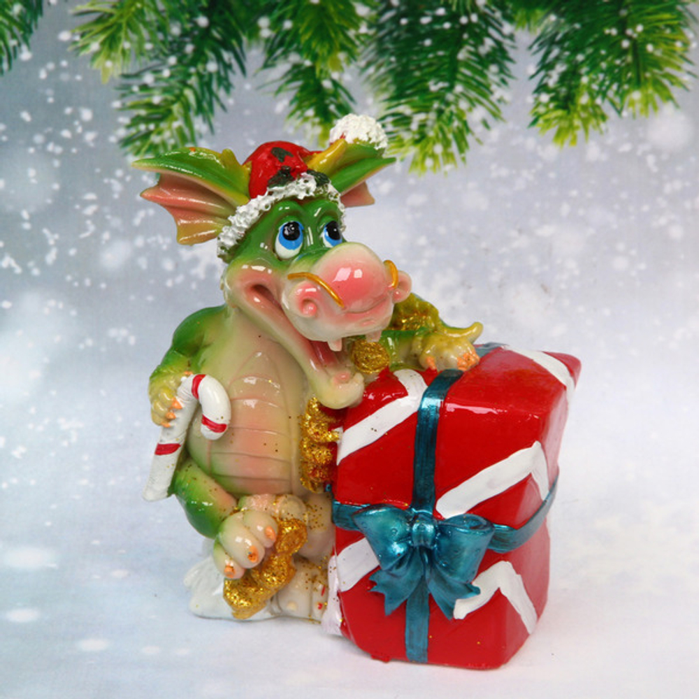 Фигурка «Весёлый Дракоша» 10*10*9 см, микс