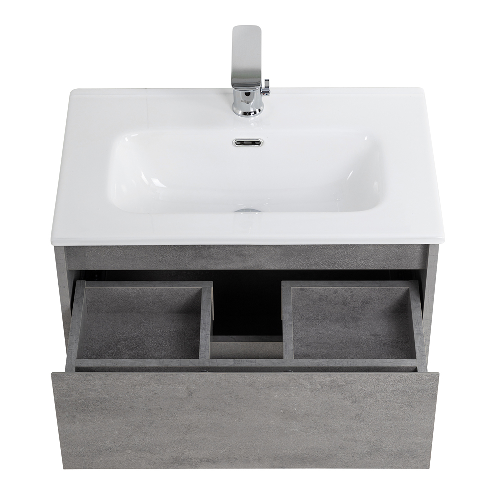 Тумба подвесная с раковиной BelBagno KRAFT 39-700/390-2C-SO-CG