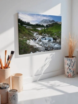 Картина на стену 40 X 50 Пейзаж ручей