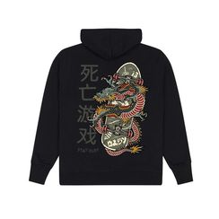 Худи OLDY Dragon, черный