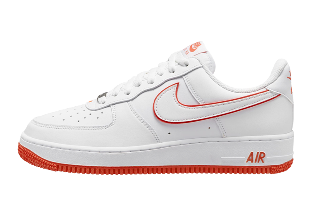 Nike air force 1 white orange hotsell
