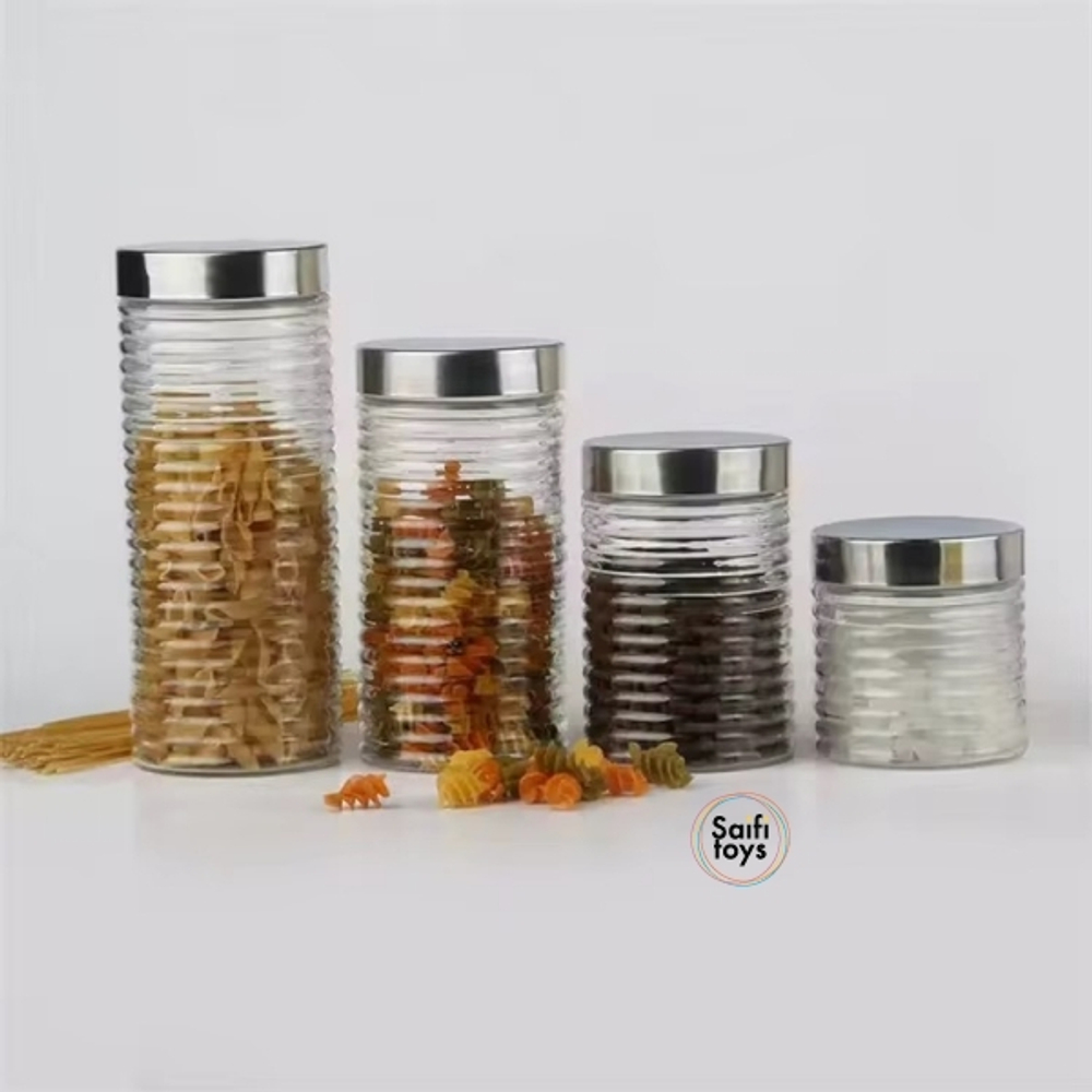 Банка для сыпучих стеклянная JC-18