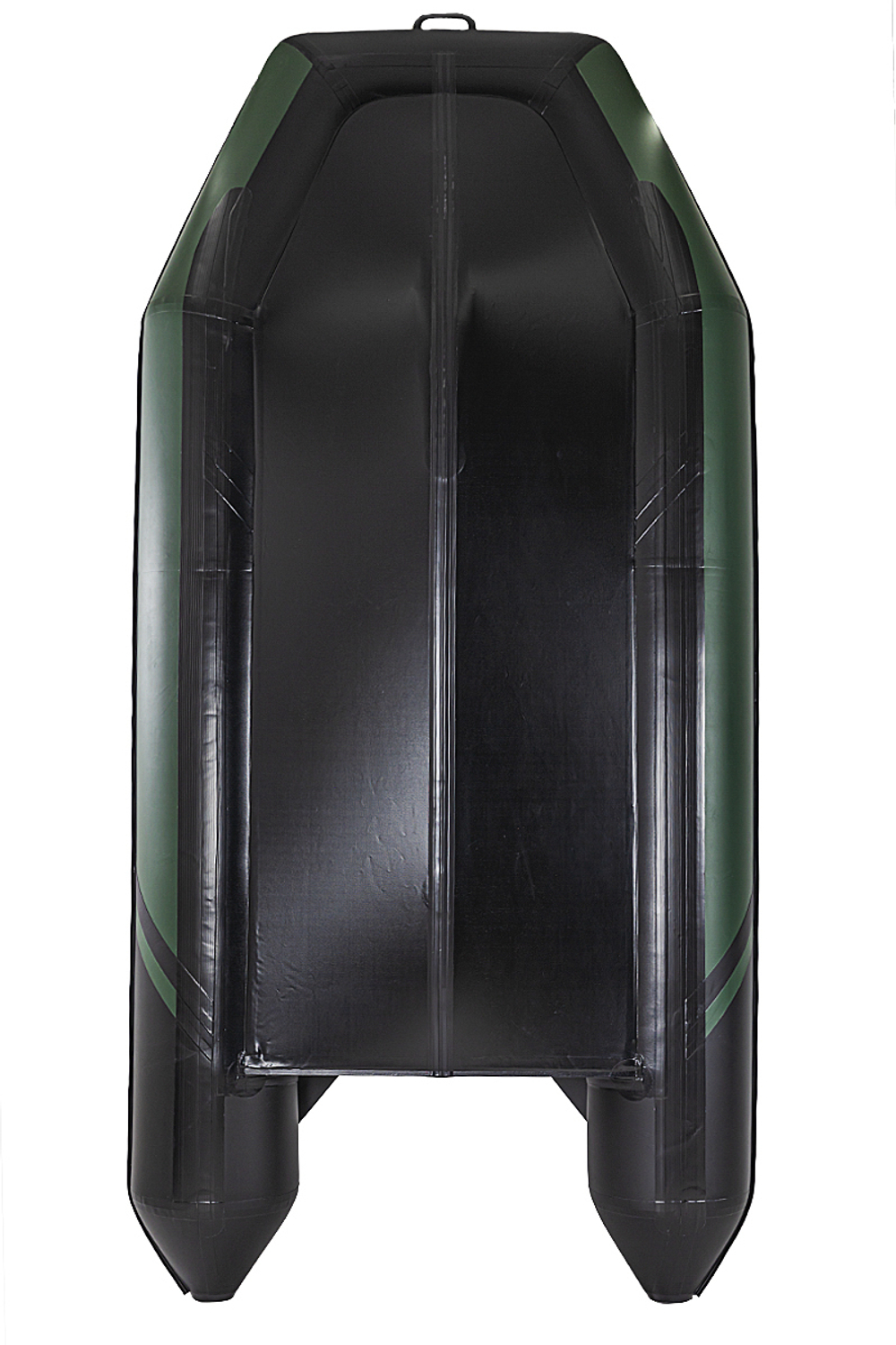 Броня-320 СК слань+киль зеленый-черный (Лодка ПВХ под мотор с усилением)