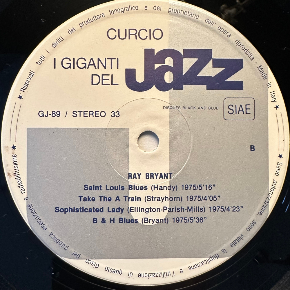 Сборник I Giganti Del Jazz Vol. 89 (Италия 1982г.)