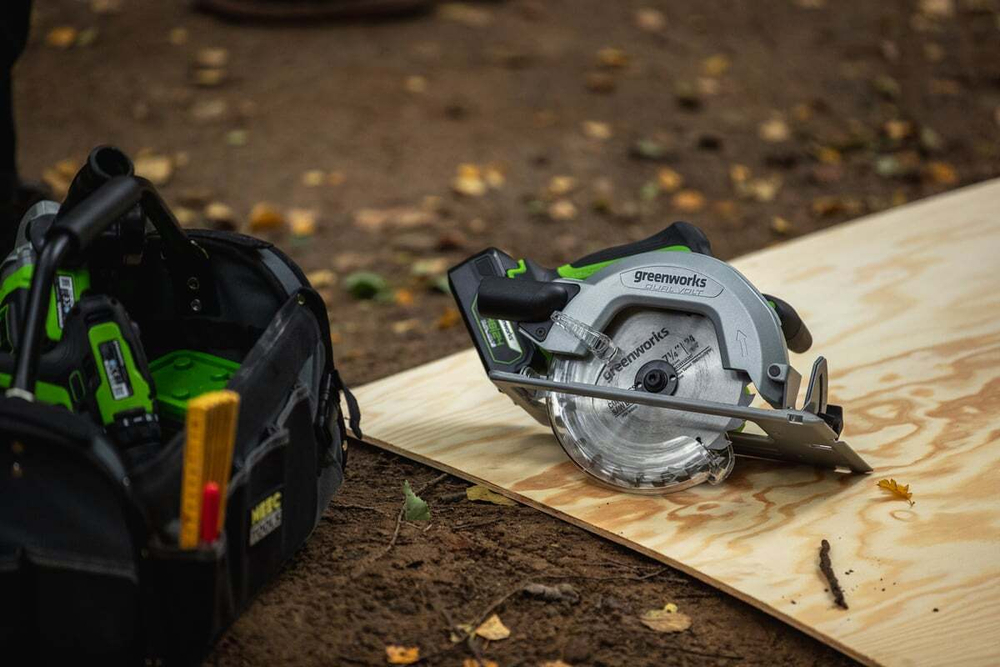 Пила дисковая аккумуляторная GREENWORKS 24 V без акк и з/у   1500907