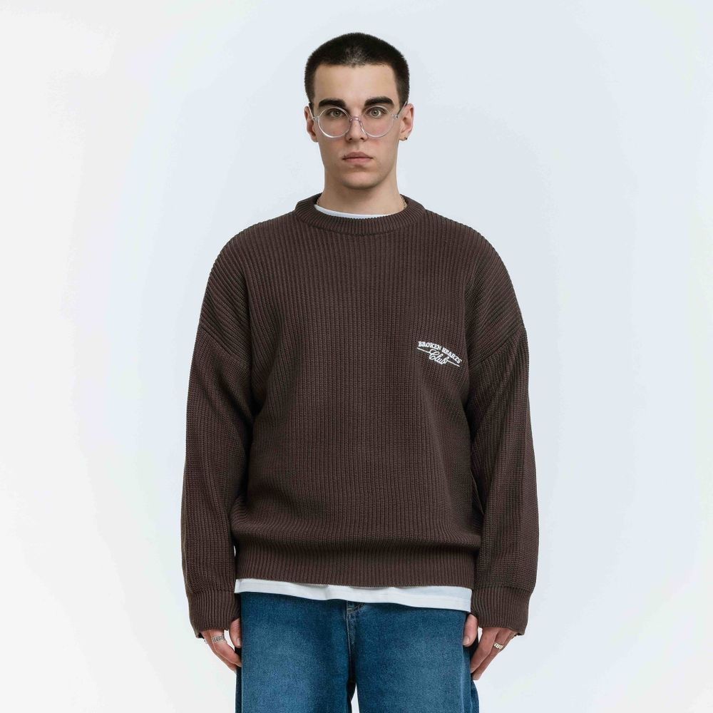 Свитер Dissident BHC коричневый