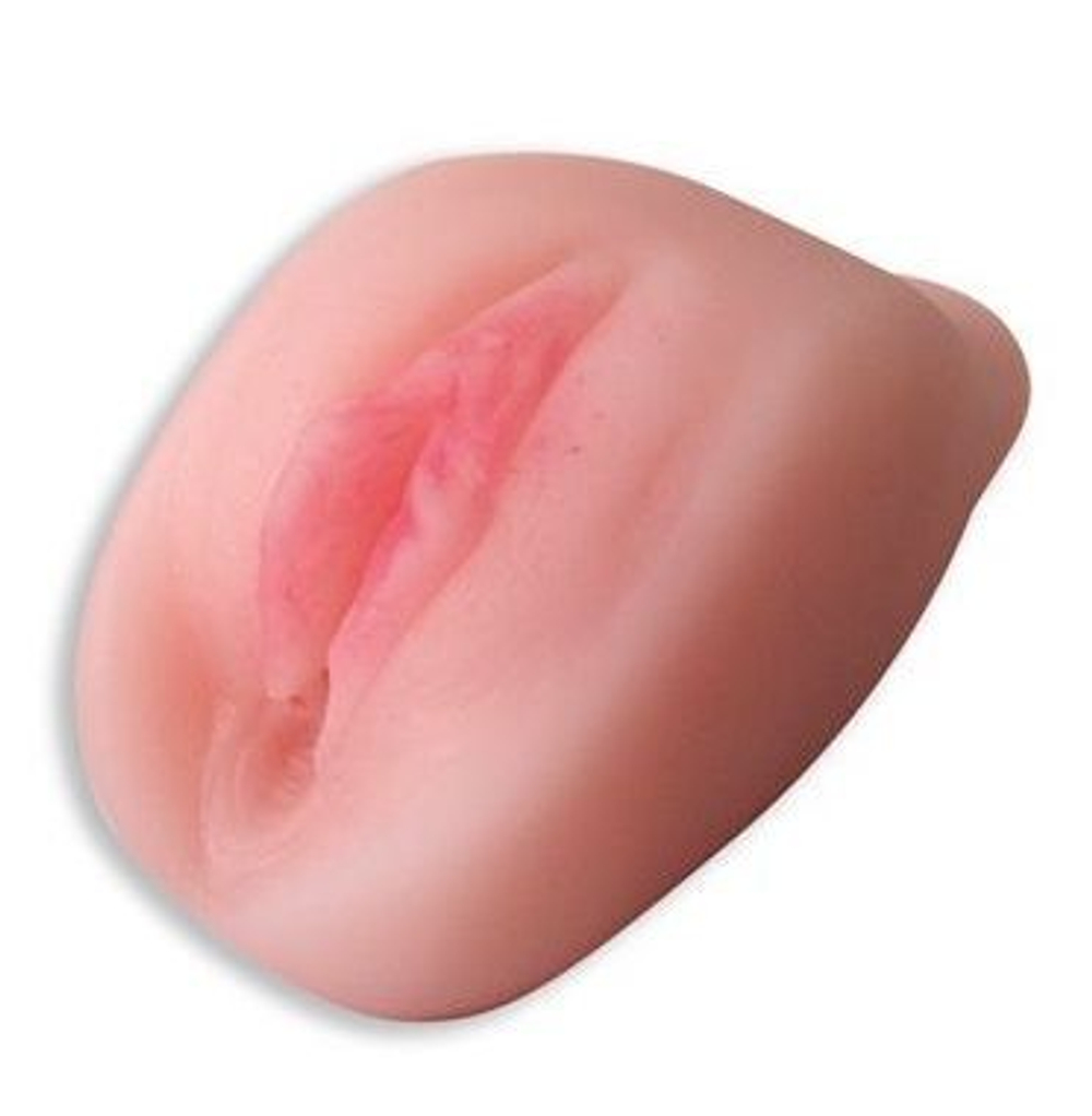 Телесная вагина Erowoman-Eroman с вибрацией (Цвет: телесный)