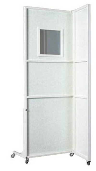 Рентгенозащитная ширма большая с центральной и боковой панелью