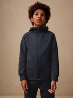 Толстовка на молнии с капюшоном и джоггеры в комплекте для мальчика Next D61-707, Темно-синий