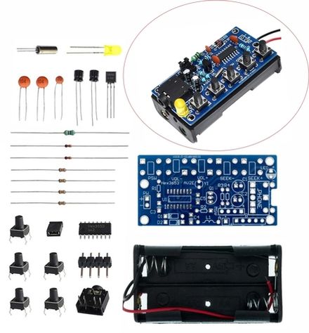 Набор для самостоятельной сборки и пайки - конструктор "FM-радиоприёмник 76-108Мгц" DC 1.8-3.6В
