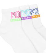 Носки 3 пары POLO RALPH LAUREN - белый(455908160)