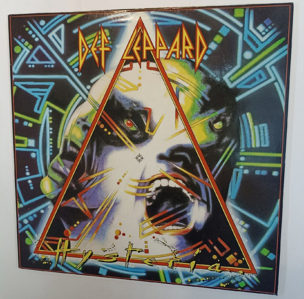 Винтажная виниловая пластинка Def Leppard Hysteria (Europe 1987)