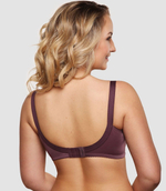 Классический бескаркасный бюстгальтер с мягкой чашкой (Размер: 85G) (Цвет: фиолетовый)