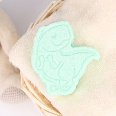 Детская бомбочка для ванны «Бурляшка-динозавр» с ароматом арбуза - 120 гр. (Цвет: не задано)