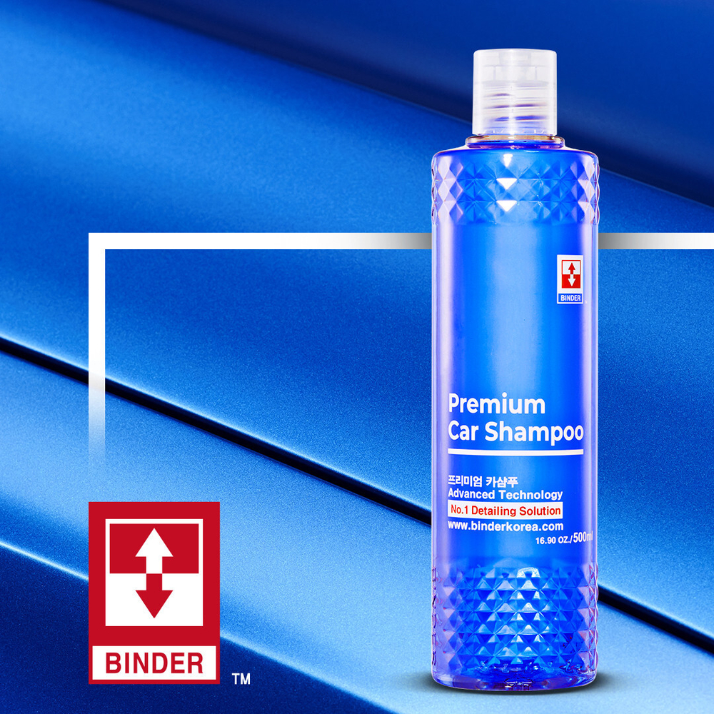 BINDER Premium Car Shampoo 1:500 Нейтральный шампунь-концентрат для ручной мойки  (pH 7,5) 500мл