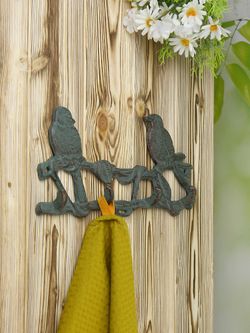Iron Garden Вешалка настенная "Птички", 4 крючка