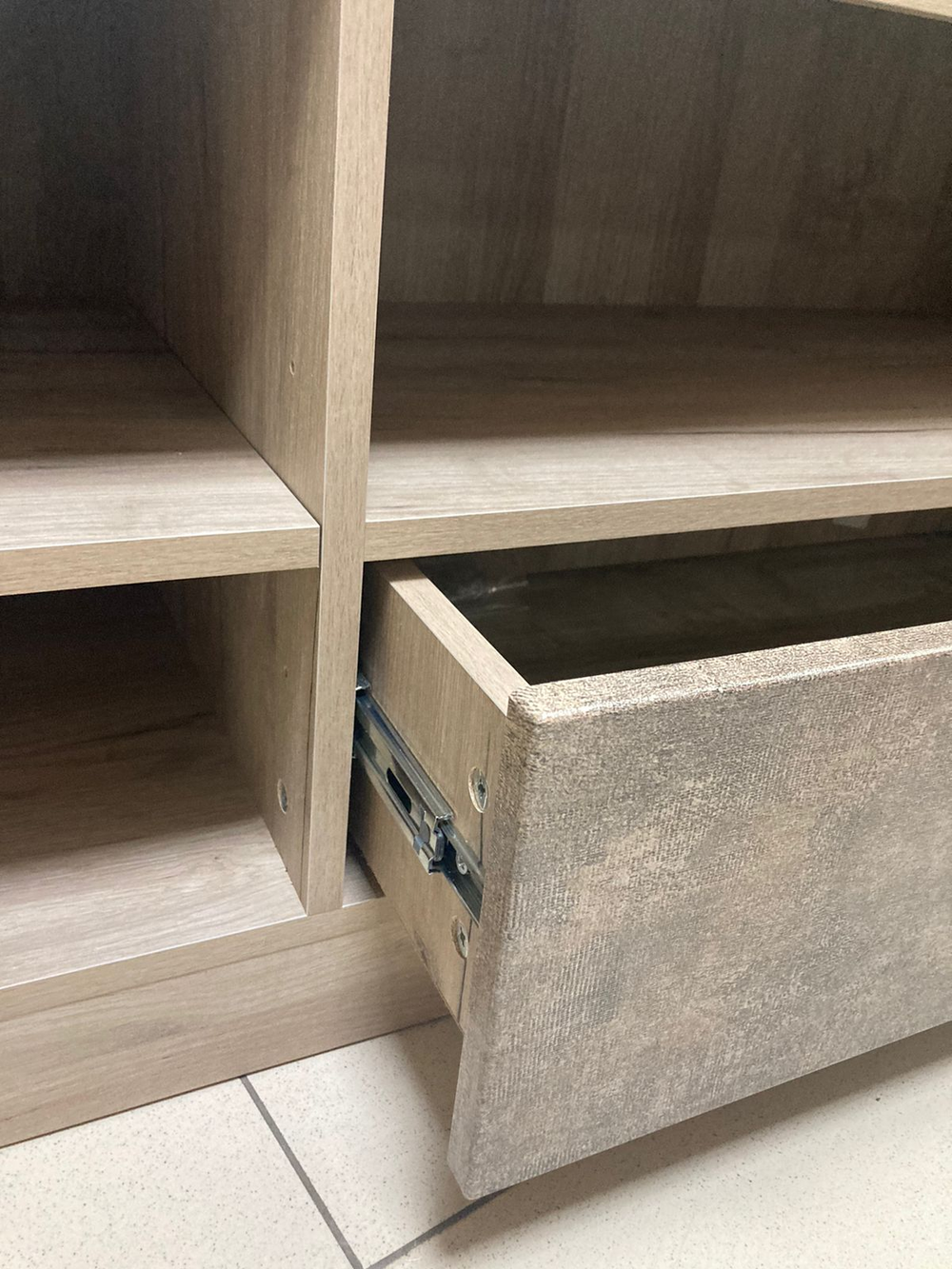 Тумба для ТВ Дакота серый крафт/тиз серый