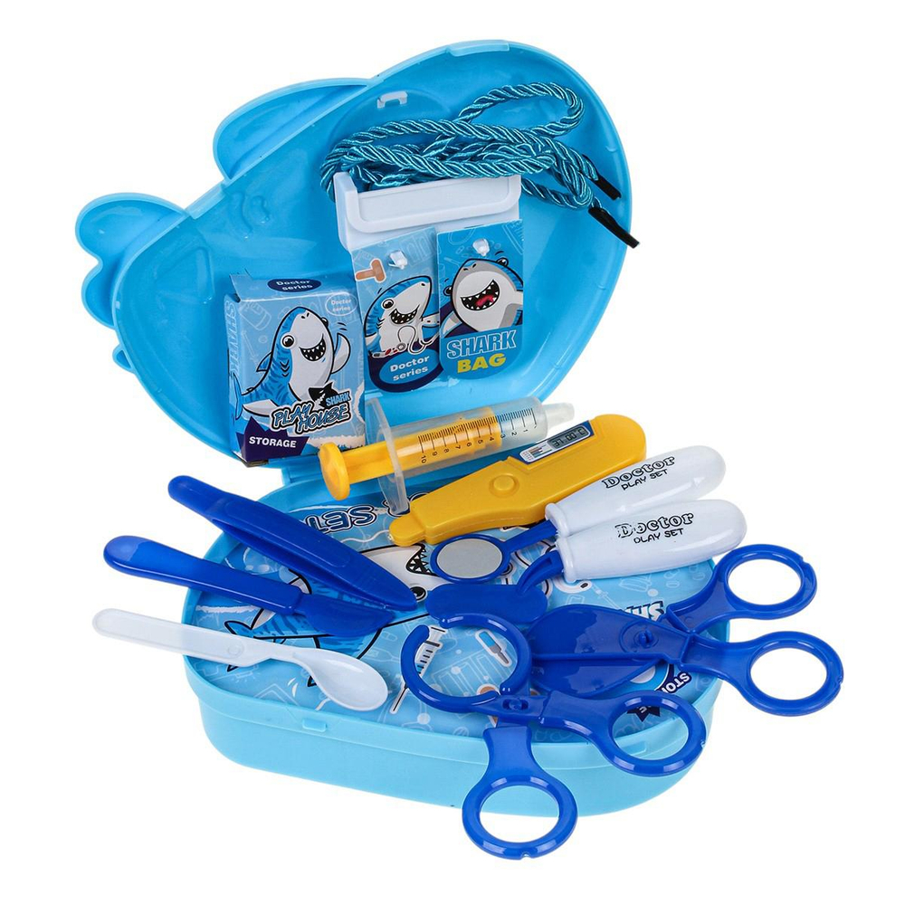 Набор доктора, 17 предметов, чемодан, 0421-47A