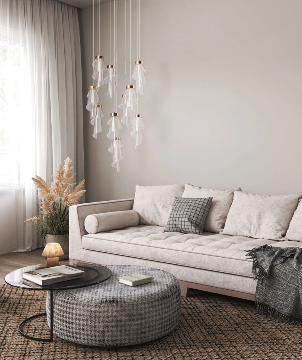 Подвесная люстра De City КОНТИ 488013110