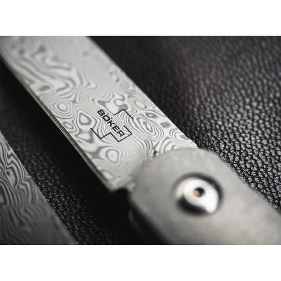 Складной нож Boker 01BO174DAM LRF Damast c клинком из стали Damascus, рукоять титан