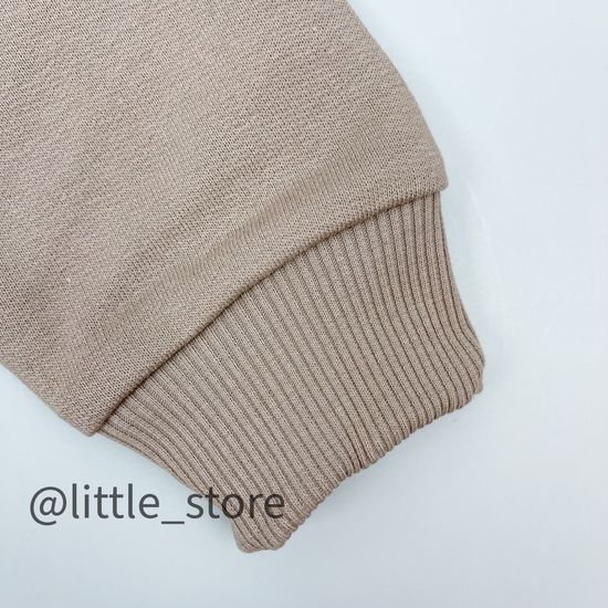 Свитшот из футера "One love" Капучино