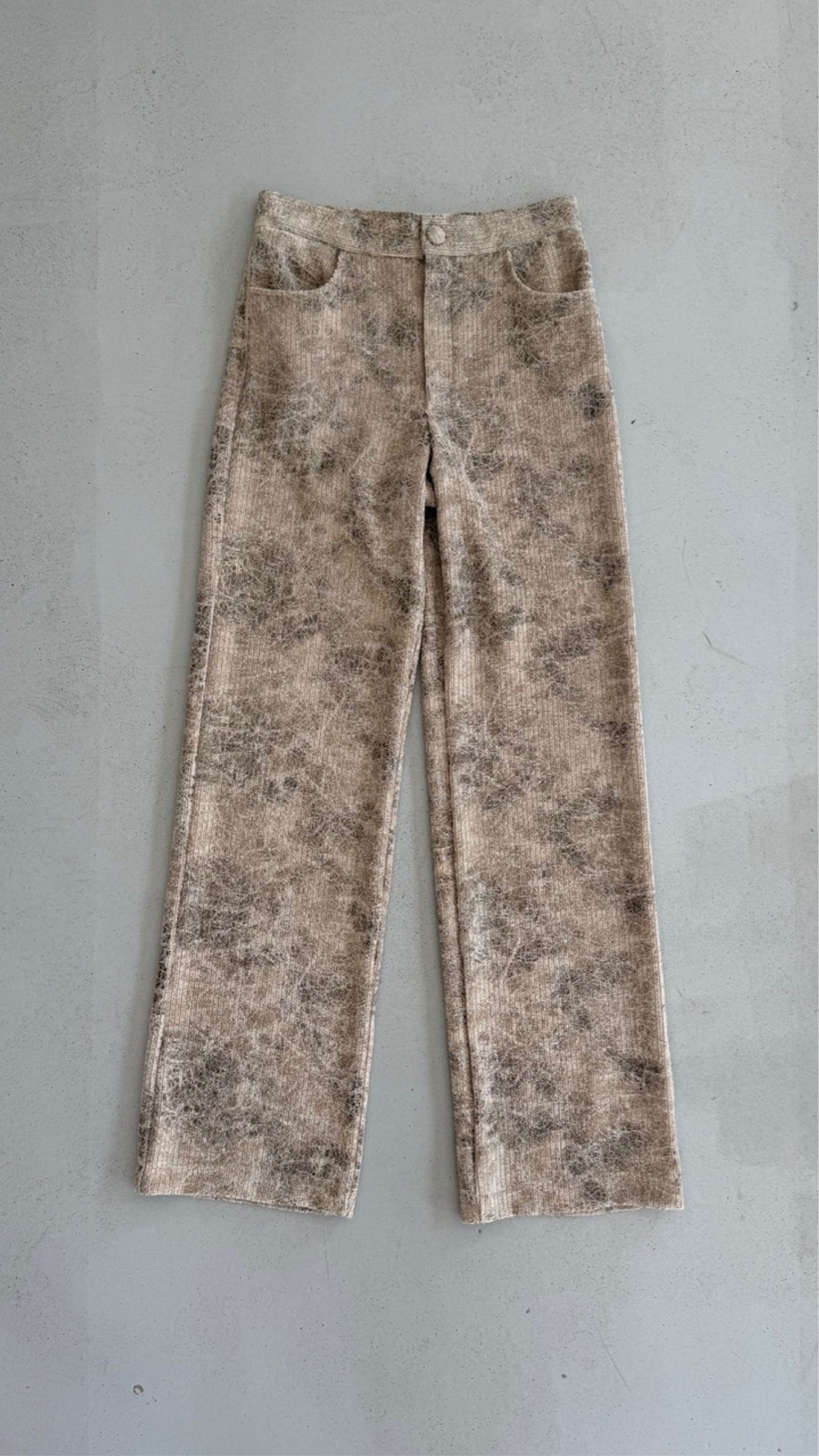 PANTS VELVET BEIGE