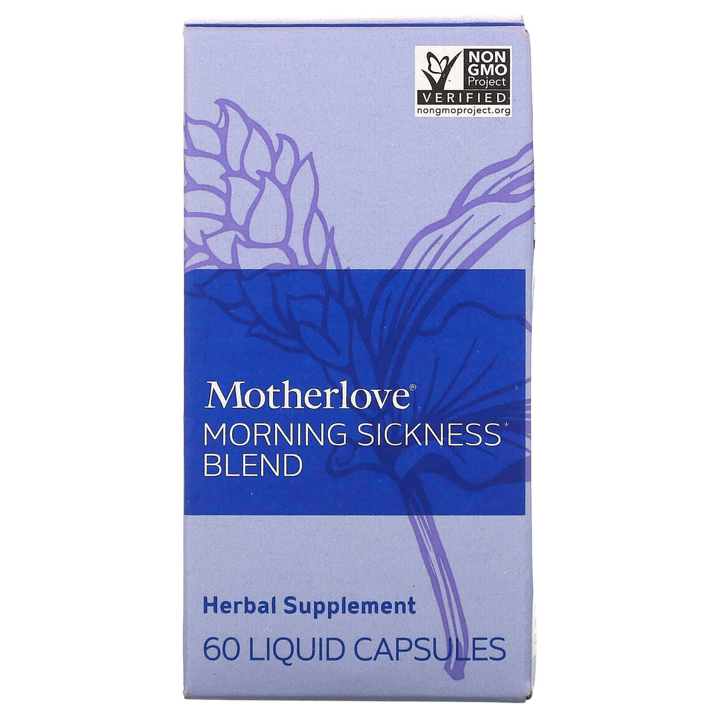 Motherlove, Morning Sickness, 60 жидких капсул