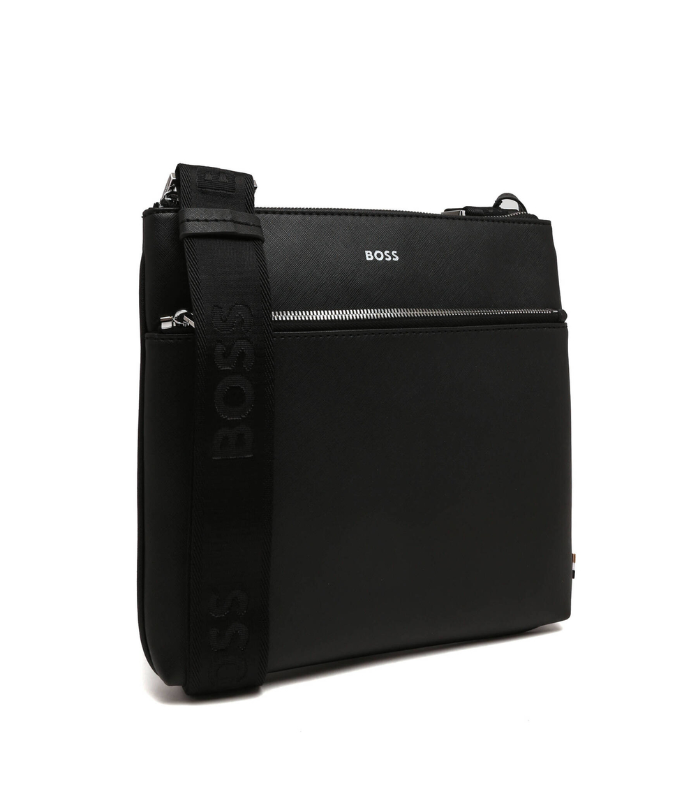 кожаная сумка кросс-боди zair_s z env BOSS BLACK - черный(50483567)