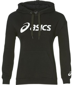 Женская теннисная куртка Asics Big Asics OTH Hoodie W - performance black/brilliant white