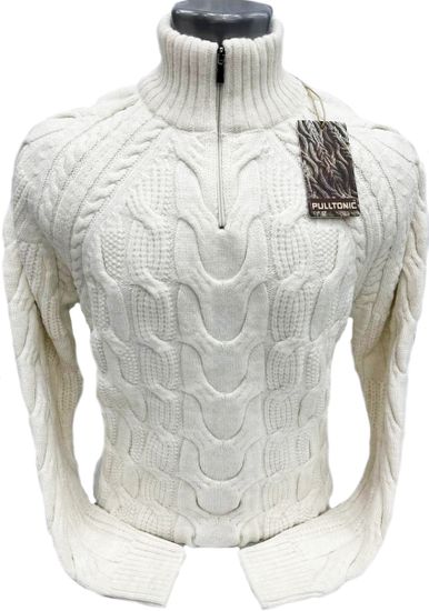 p-p 58-62. Pulltonic из шерсти и кашемира "Кольчуга" (Турция). Короткий замок. BATAL