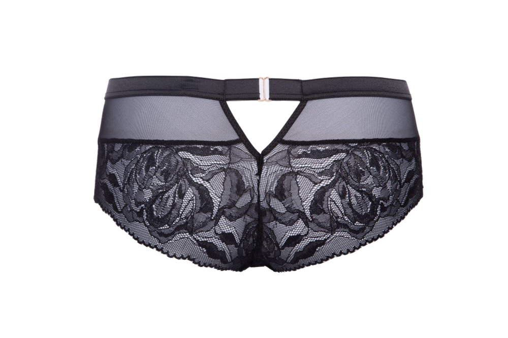 Трусики-бразилиана Frozen Black (Размер: 42) (Цвет: черный)