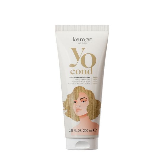 Кондиционер Бежевый для придания блеска и цвета с кислым pH YO COND Beige, 200ml