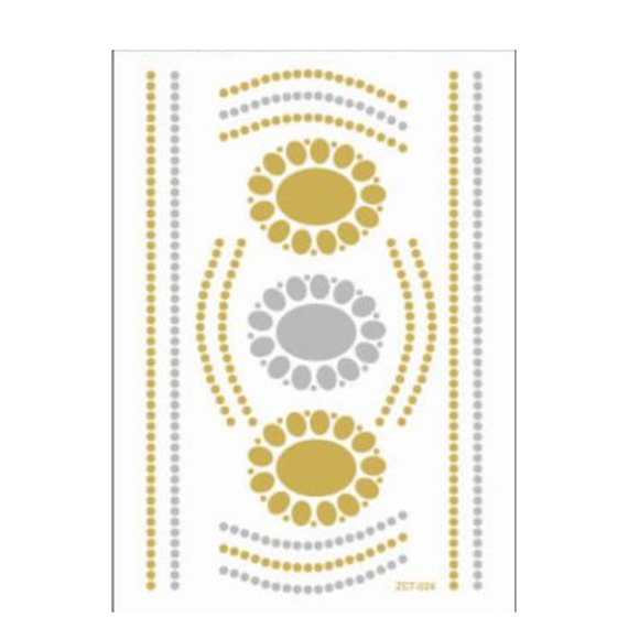 Временные флеш-тату "Солнышко"  (лист 14х20 см)