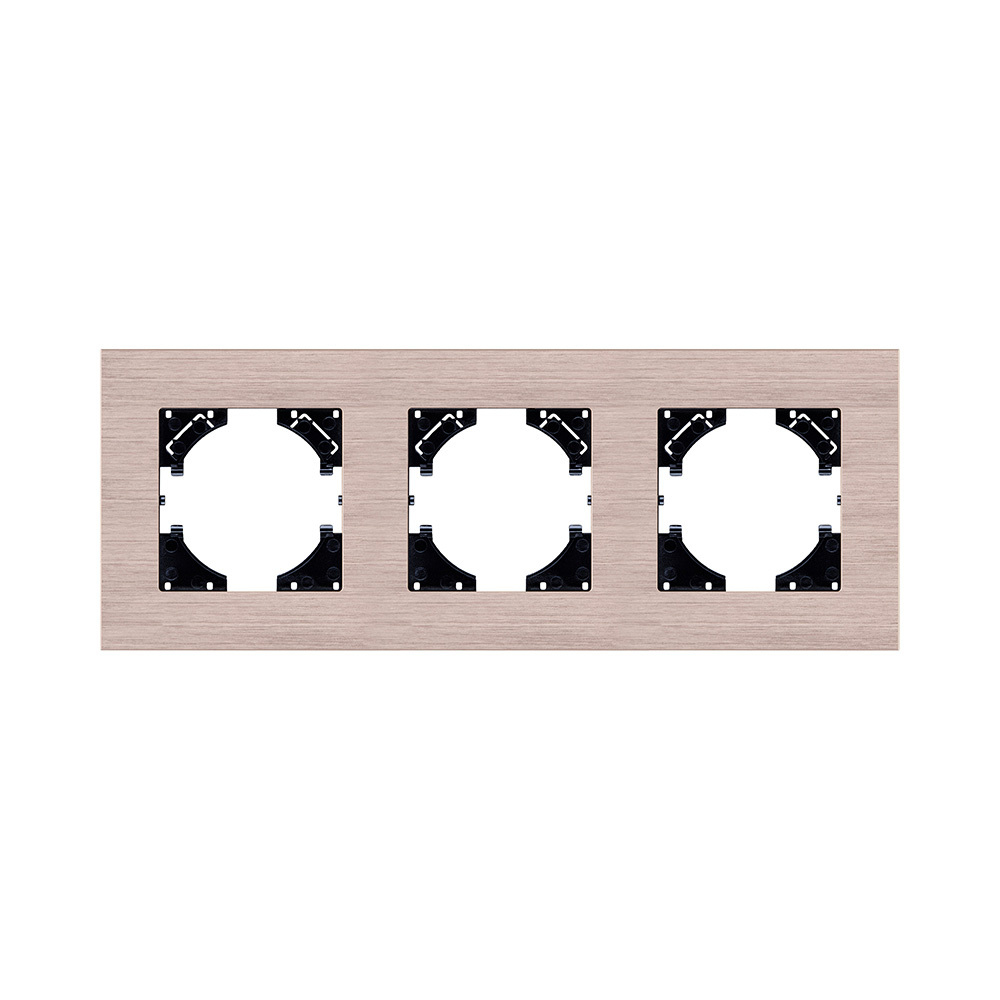 Рамка 3-постовая, золотой Kollinger Reflex AL RA3GD