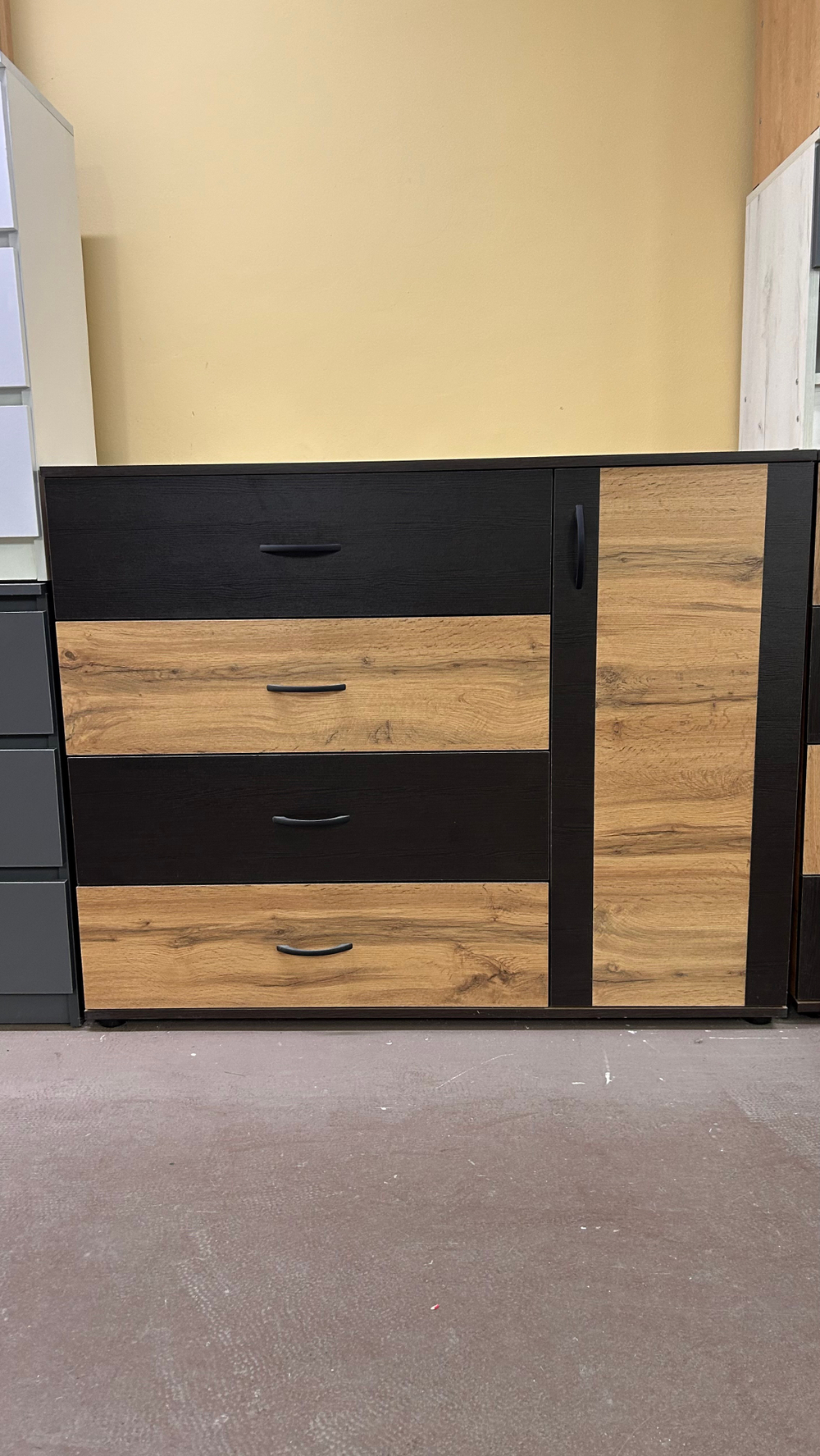 Комод 2В (Венге/Дуб крафт золотой)