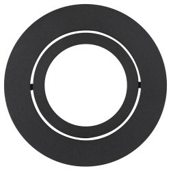 Встраиваемый светильник алюминиевый ЭРА KL86 BK MR16/GU5.3 черный | Алюминиевые встраиваемые светильники