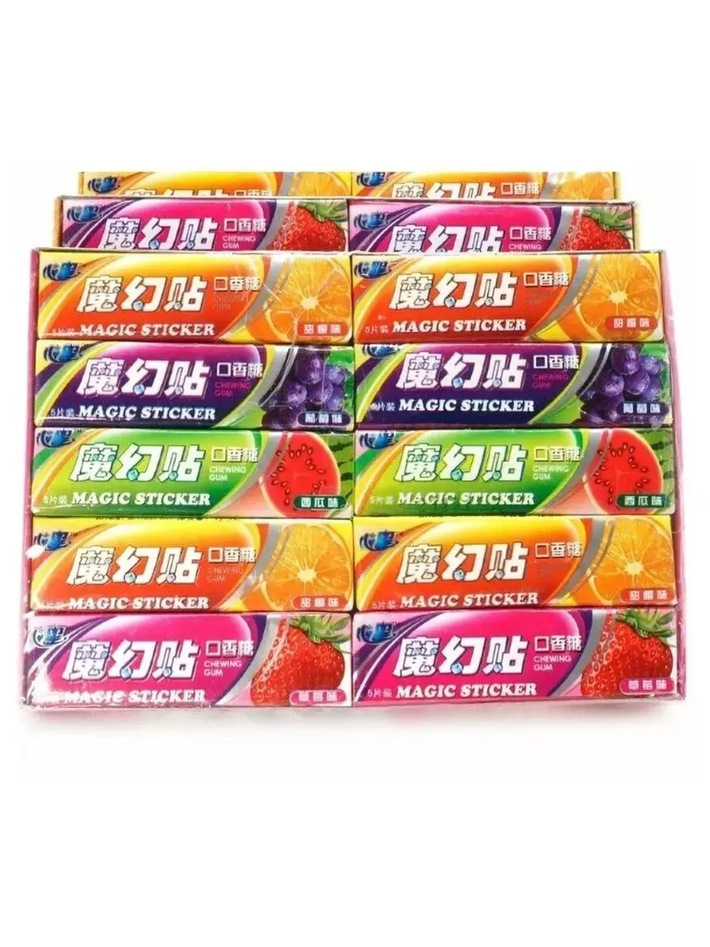 Жевательная резинка Magic Sticker 20шт*12,5гр