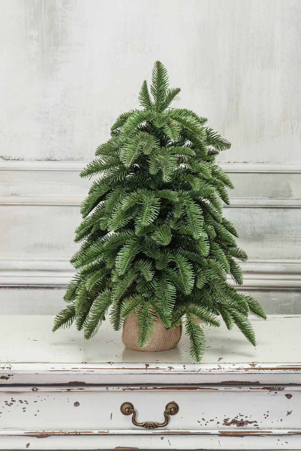 Искусственная настольная елка "Ренессанс" (Литая хвоя) 45 см/ 60 см / 90 см