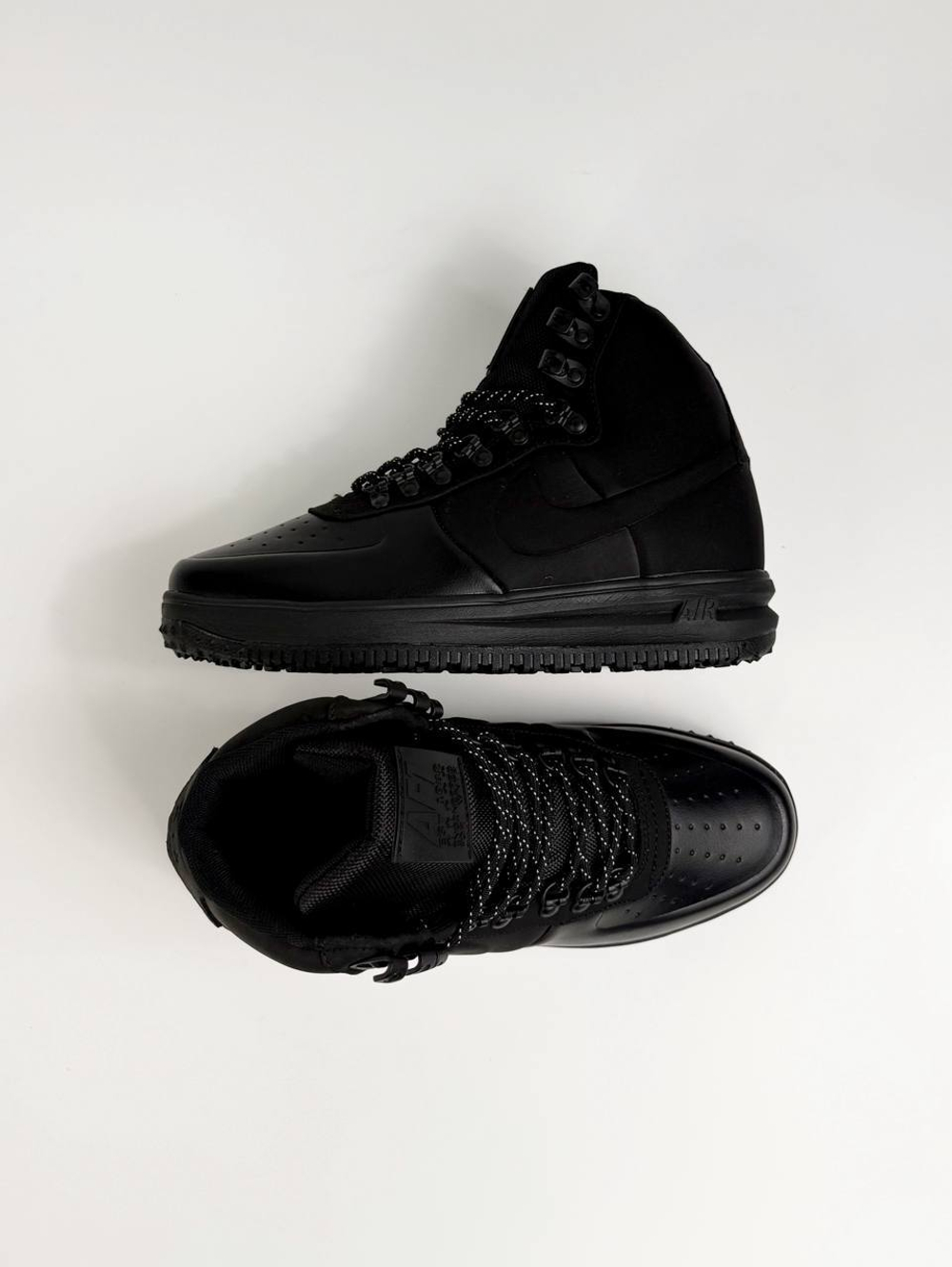 Кроссовки Nike LunarForce 1 на меху #B53 (черн.)