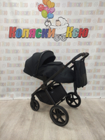 Коляска модульная Carrello Ultimo CRL-6518 Sable Black черная рама