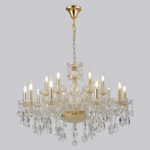 Люстра Crystal Lux MONICA SP10+5 GOLD