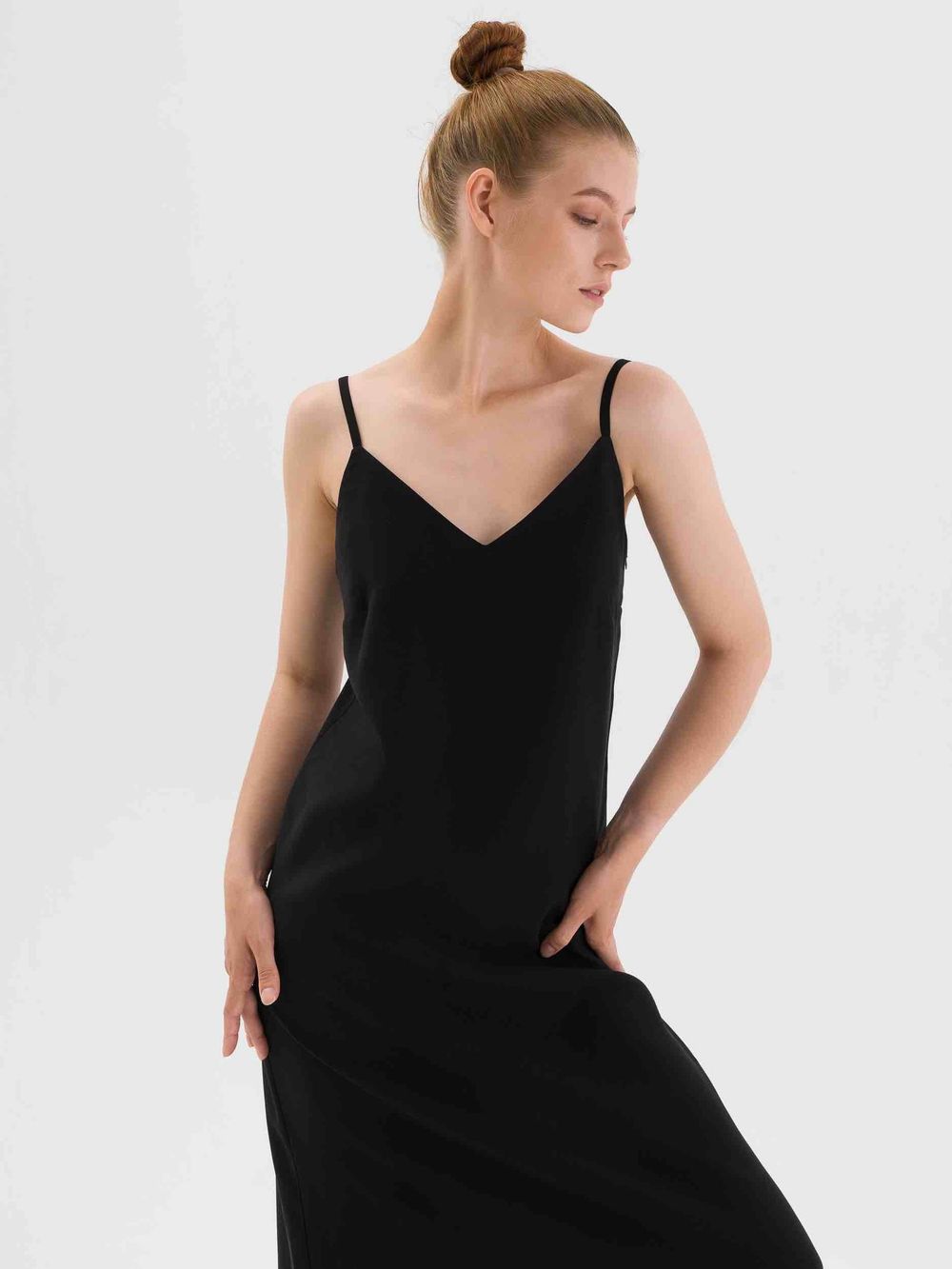 Платье-Комбинация FOS Черное