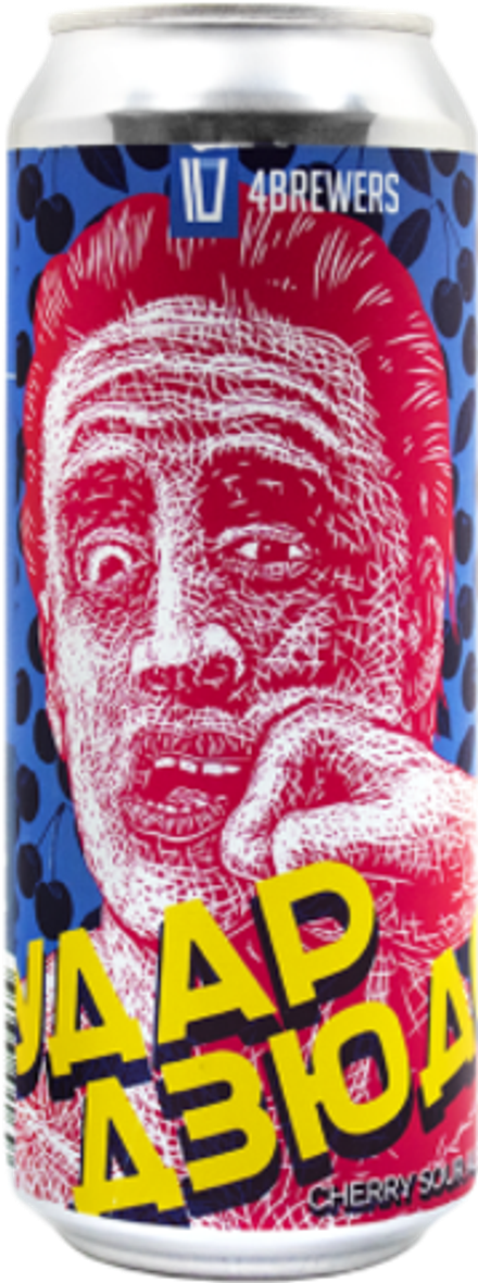 Пиво Четыре Пивовара Удар Дзюдо / 4 Brewers Udar Dzyudo 0.5 - банка