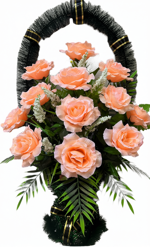 Ритуальная корзина "Средняя №06"