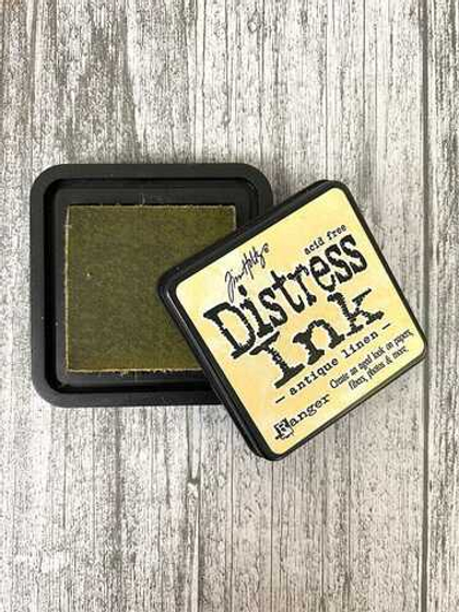 Distress Ink Pad. Antique Linen