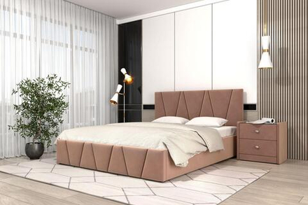 Кровать двойная ВЕНДЕТТА 1600х2000 c ПМ