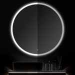 Зеркало с подсветкой Sol, 100 см (сенсорный выключатель, холодный свет)
